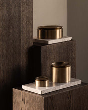 EDO canister MEDIUM - Satin Brass