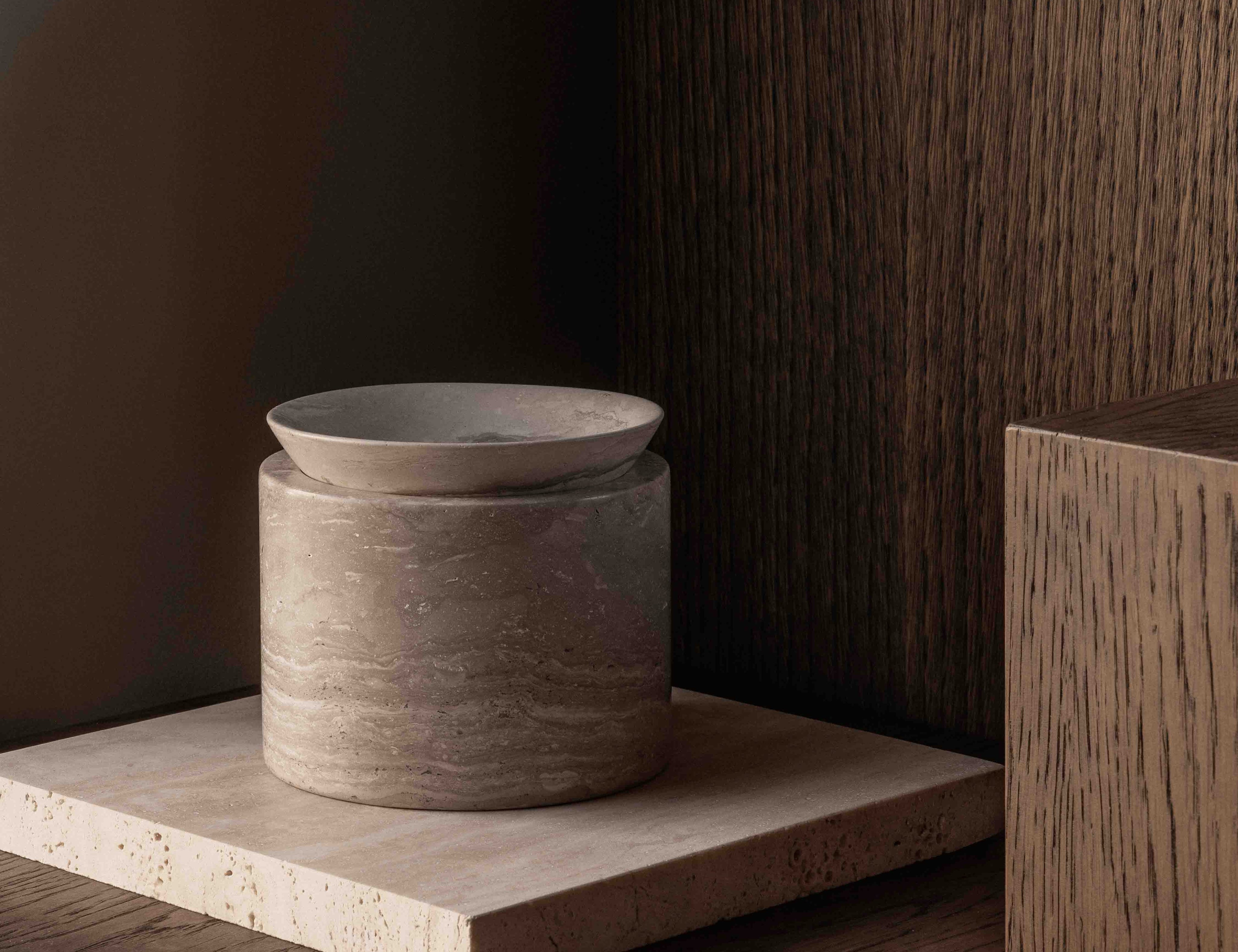 EDO canister MEDIUM - Chalk Grey