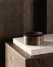 EDO canister SMALL - Burnished Brass Patina