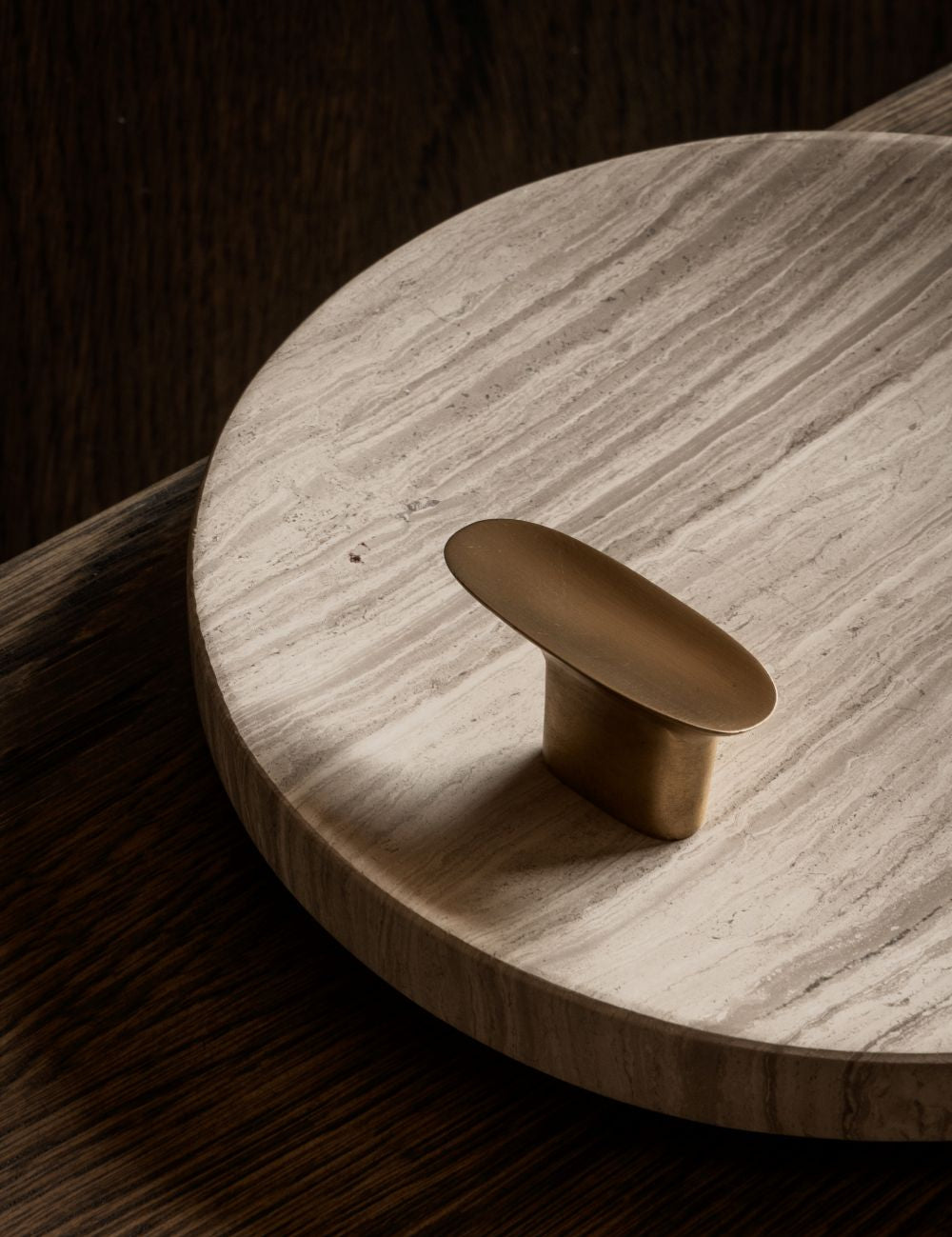 LEAF hook in brass. a hardware collection from BRANDT Collective