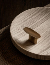 LEAF hook in brass. a hardware collection from BRANDT Collective