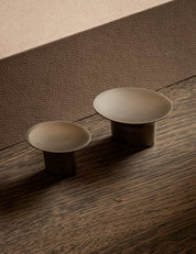 LEAF knob small - Satin Nickel