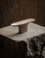 LEAF T-bar 65 mm in nickel by BRANDT Copenhagen and Norm architects. Kitchen handle in solid brass - ideal for kitchen drawers and cupboard fronts.