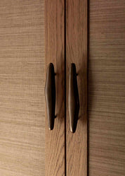 NOBLE pull bar long in Burnished Brass patina. Part of our organic hardware collection designet by Julie Brandt for BRANDT Copenhagen. The collection constist of cabinet knobs, T-bars, pull bars and hooks.