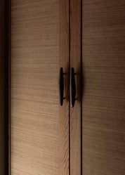 NOBLE pull bar long in Burnished Brass patina. Part of our organic hardware collection designet by Julie Brandt for BRANDT Copenhagen. The collection constist of cabinet knobs, T-bars, pull bars and hooks