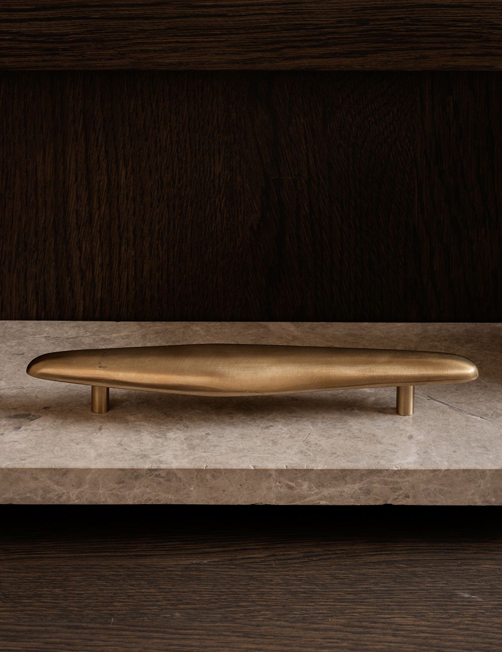 NOBLE pull bar long - Satin Brass – BRANDT Copenhagen