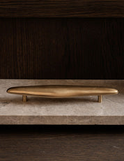 NOBLE pull bar long made of solid brass is part of our organically shaped hardware collections. Designed by Julie Brandt for BRANDT Copenhagen.
