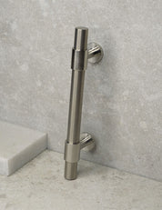 SIGNATURE 20 - pull bar 156 mm - Satin Nickel / Satin Nickel by BRANDT Copenhagen 