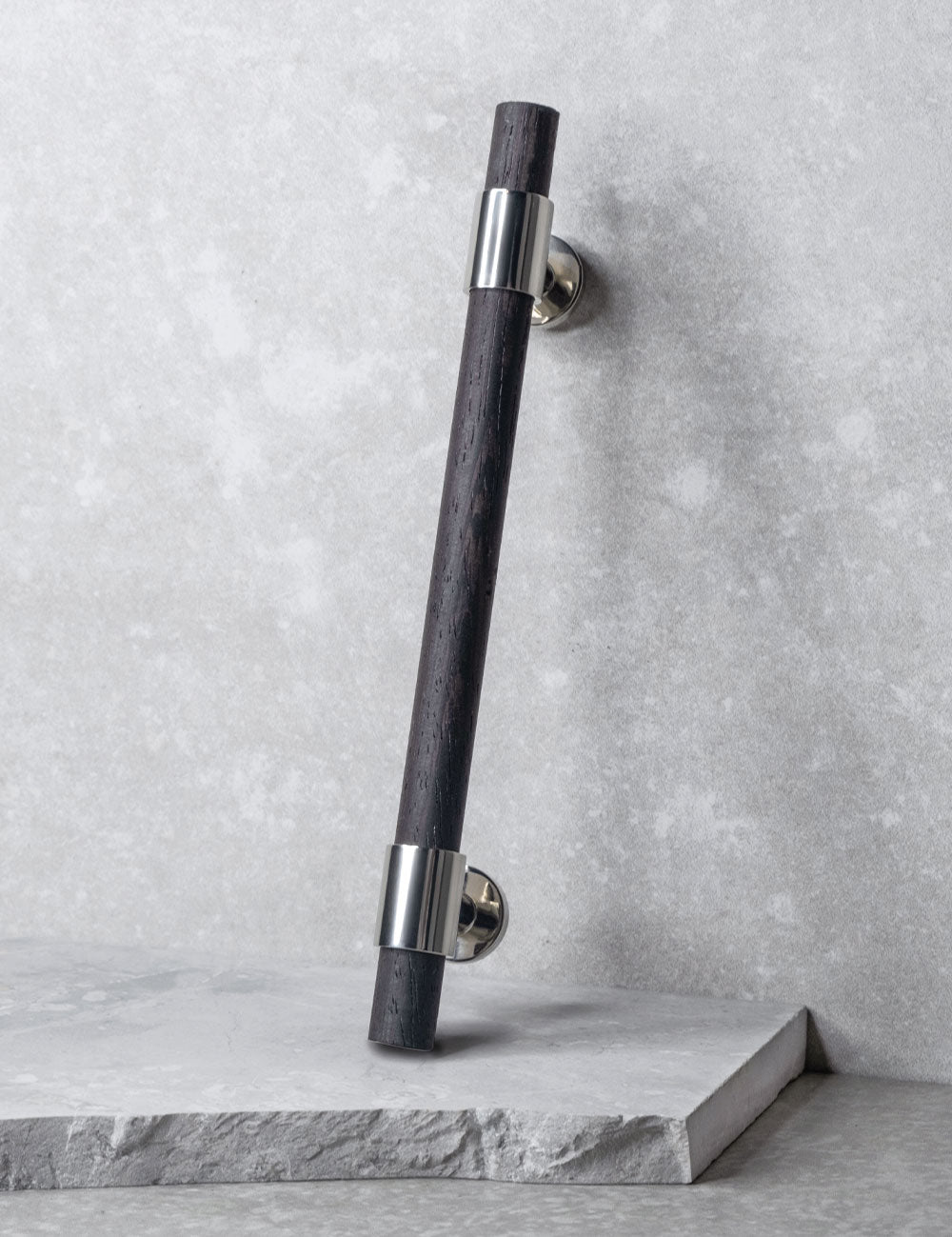 SIGNATURE 20 - pull bar 188 mm - Polished Nickel / Wengé by BRANDT Copenhagen 