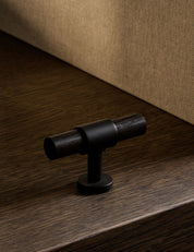 Cabinet handle SIGNATURE 20 - T-bar handle 60 mm - Nearly Black / Wengé by BRANDT Copenhagen 