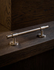 cabinet handle SIGNATURE 30 - pull bar handle 188 mm - Satin Nickel / Satin Nickel by BRANDT Copenhagen 