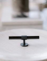 SIGNATURE 30 - T-bar 113 mm - Nearly Black / Black Horn by BRANDT Copenhagen 
