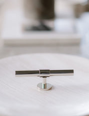 SIGNATURE 30 - T-bar handle 113 mm - Polished Nickel / Polished Nickel by BRANDT Copenhagen 