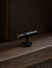 Cabinet handle SIGNATURE 30 - T-bar handle 60 mm - Nearly Black / Nearly Black by BRANDT Copenhagen 