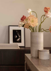 STEM vase L - Chalk Grey
