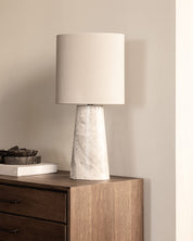 VERSO S marble table lamp - CASTLE GREY