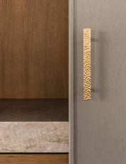 BRANDT Copenhagen CARVE pull bar in satin brass
