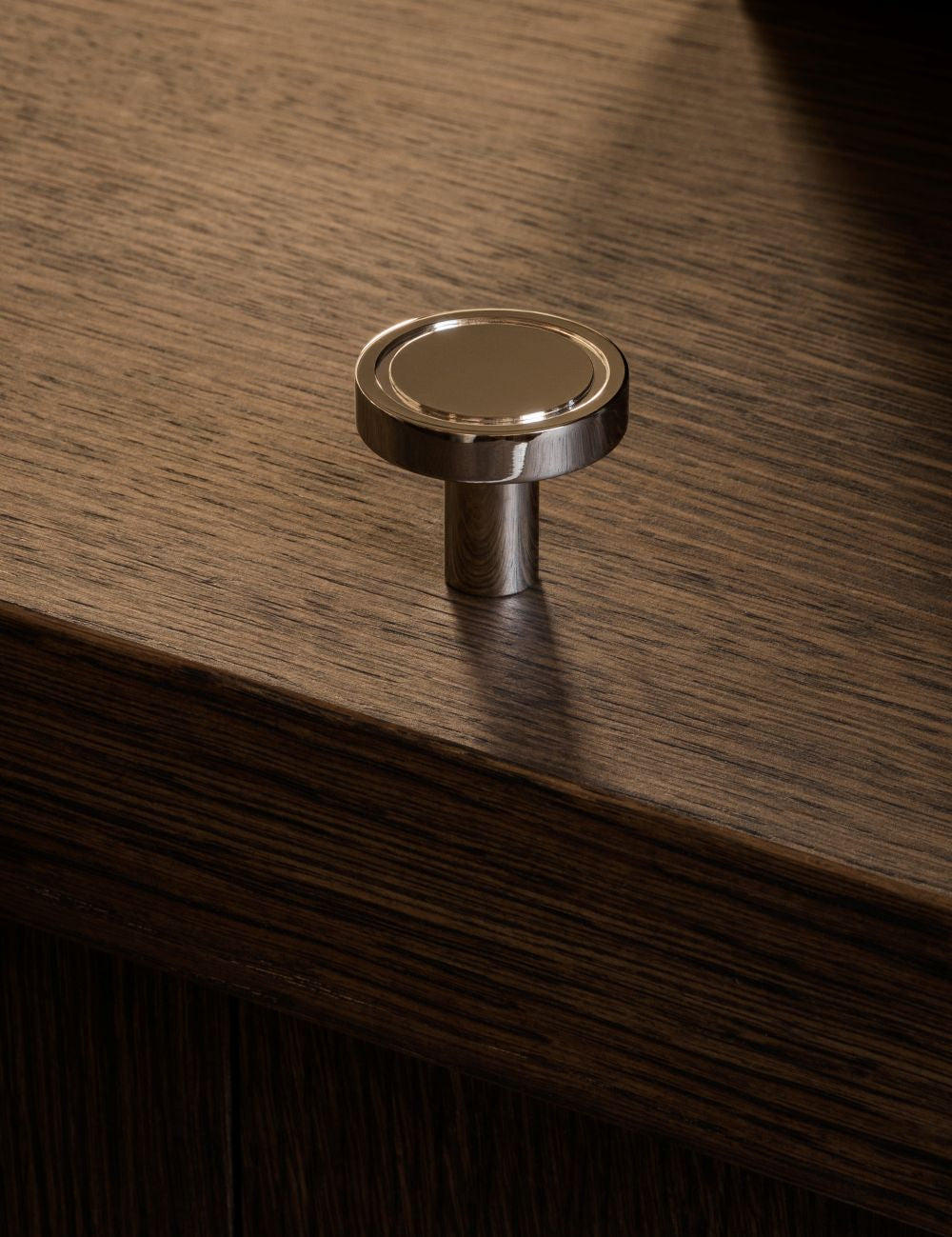 CHISEL knob - Polished Nickel by BRANDT Copenhagen