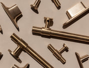 BRANDT Copenhagen mixed satin brass items