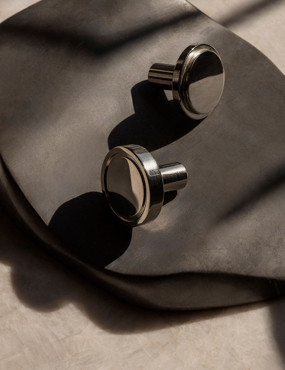 BRANDT Copenhagen Signature knobs in polished nickel