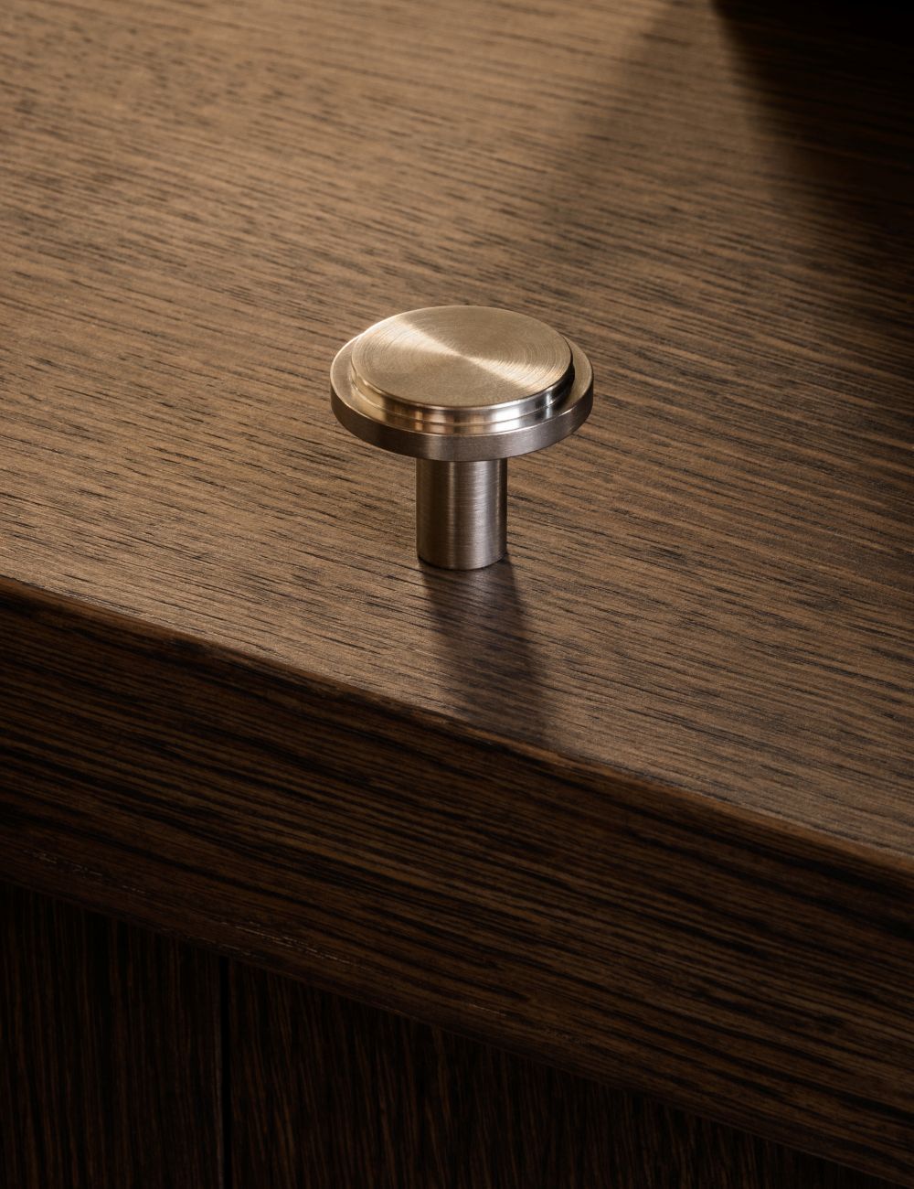 SIGNATURE knob - Satin Brass – BRANDT Copenhagen
