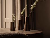 BRANDT Copenhagen TRTUNK vases in burnished brass all sizes